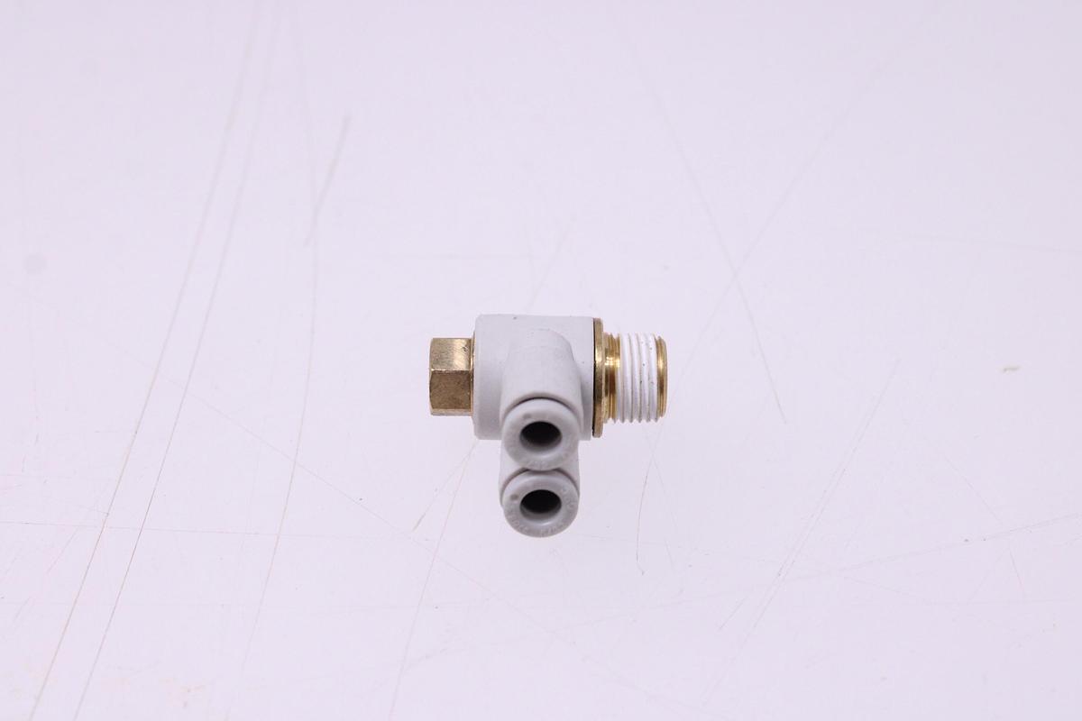 Usado Racores Conector Codo Tubo-Tubo M4 + Rosca 1/8" - 20 Unidades SMC KQ2Z04-01AS 