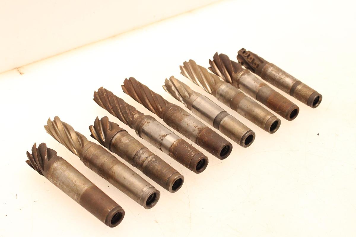 Usado Lote Fresas Frontales Mango Cónico - 9 Unidades