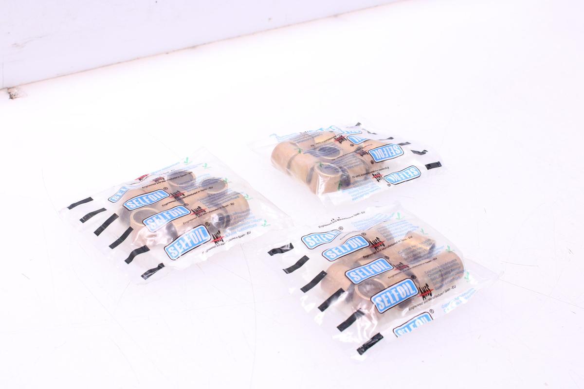 Usado Cojinete Autolubricado Bronce SELFOIL A-12-16-15 - 30 Unidades