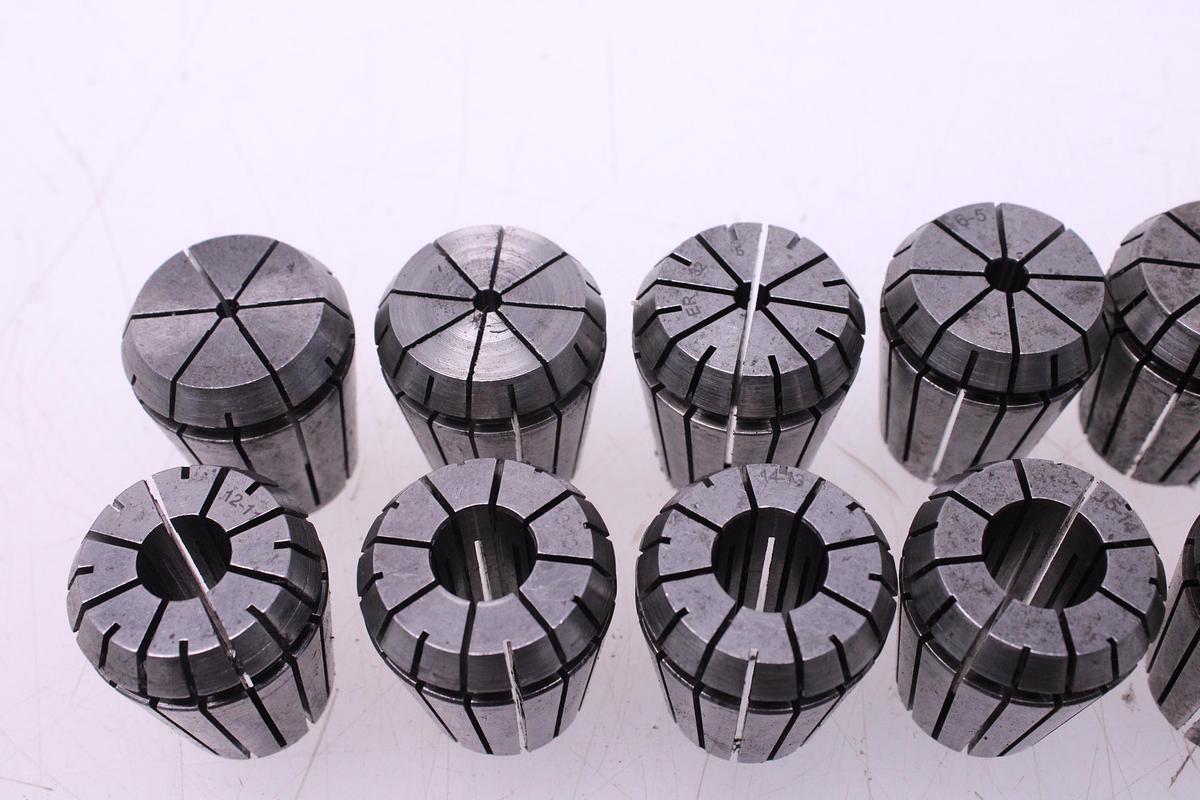 Usado Juego Pinzas Resorte ER32 "18 pcs" + Cono ISO 40 ASTRA