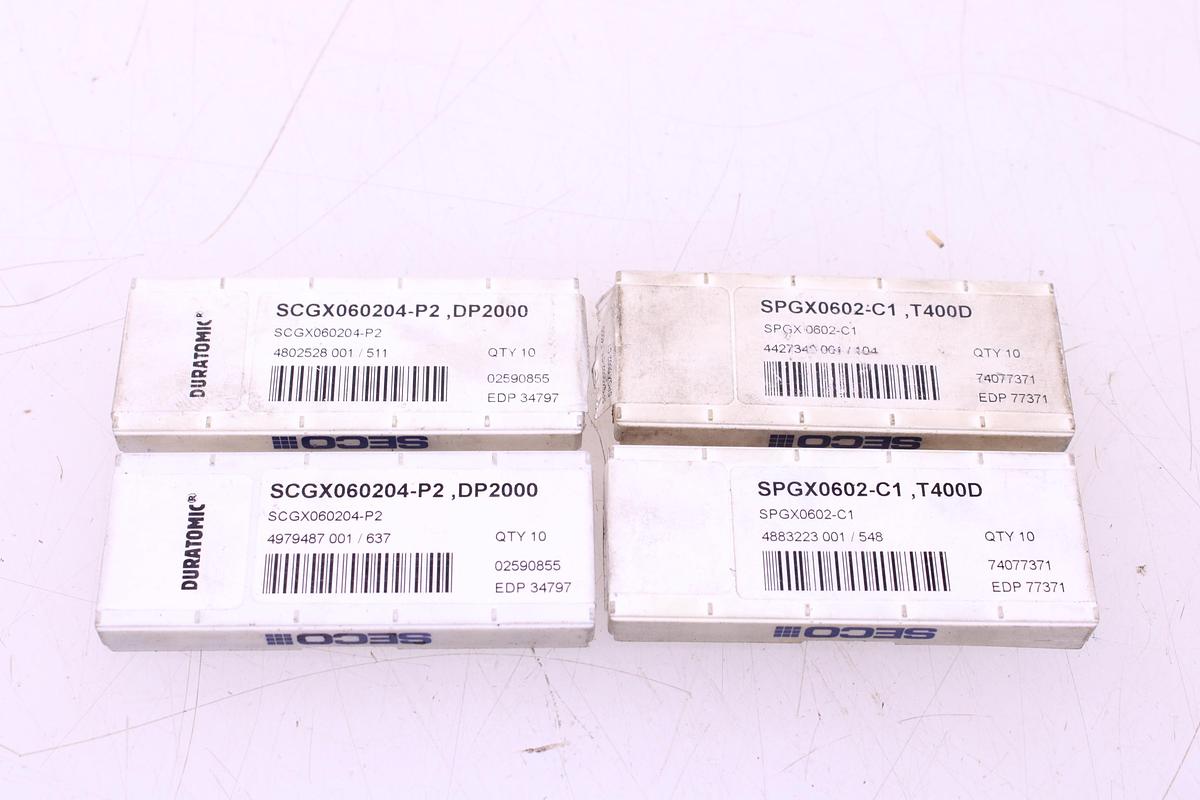 Usado Broca Portaplaquitas SECO SD503-20-60-25R7 + Widias SPGX0602 / SCGX060204