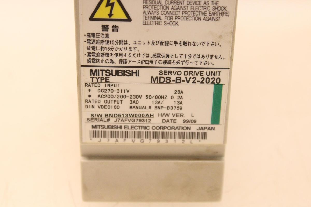 Usado Modulo Servodriver MITSUBISHI MDS-B-V2-2020