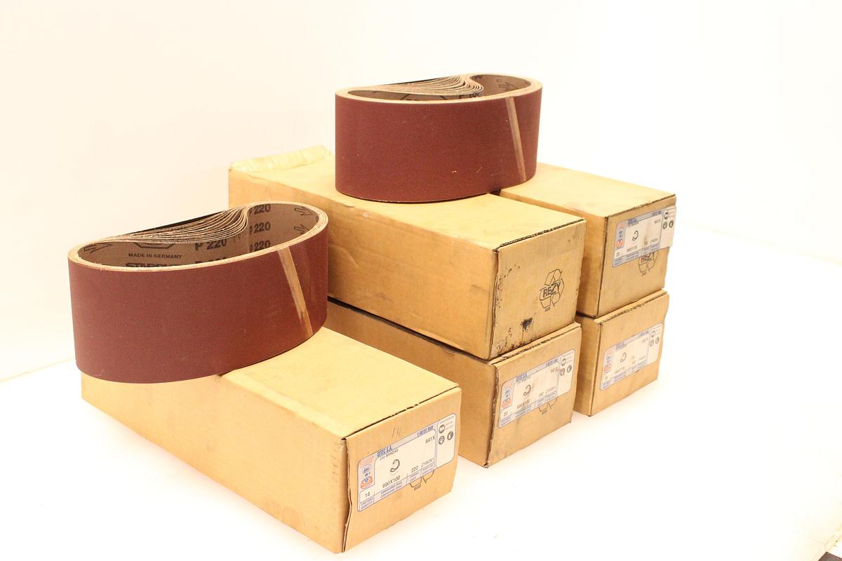 Usado Lote Bandas Abrasivas STARCKE ERSTA 690x100 mm Grano 180/220