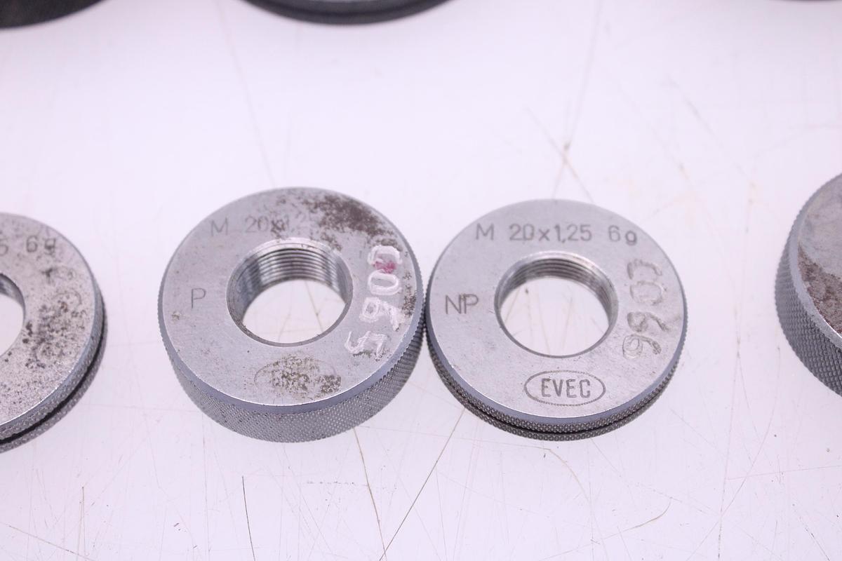 Usado Lote Calibre de Anillo fino Métrico - 18 Unidades