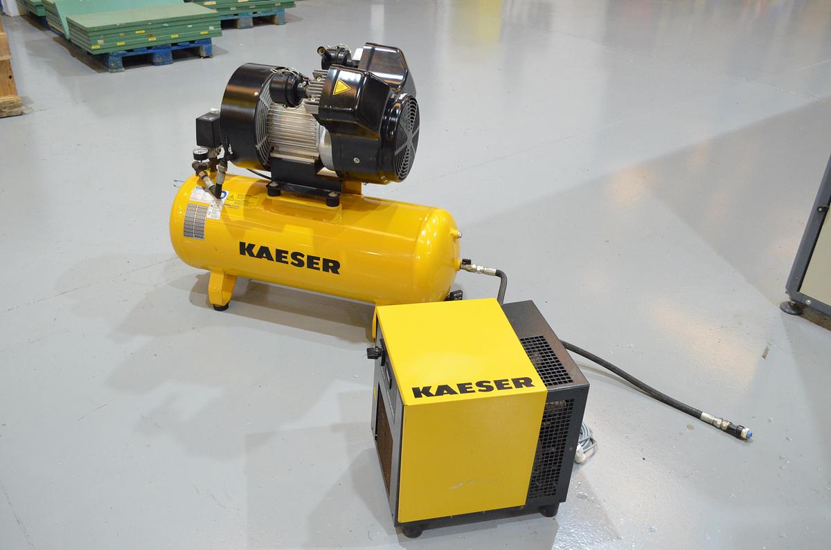 Usado Compresor doble pistón KAESER KCT 401-100 con secador