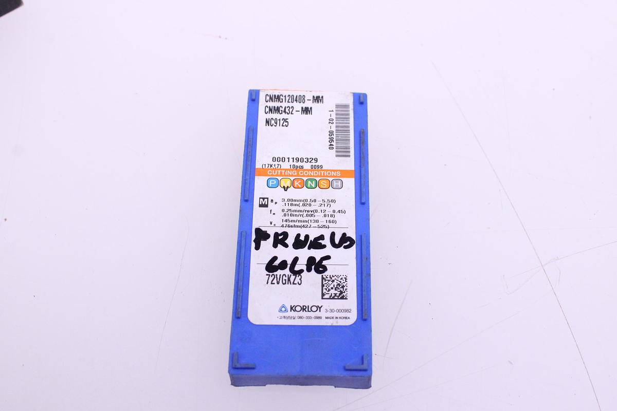 Usado Herramienta portaplaquitas PCLNR2020-K12 y Widias CNMG120408