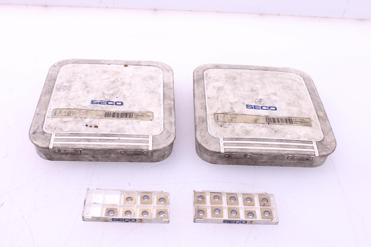 Usado Discos Fresado SECO 335.19-125-10 + Widias 335.19-1205-M08