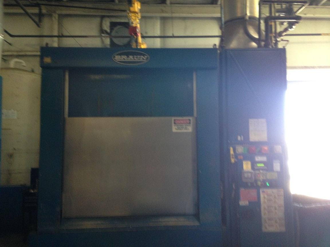 2006 BRAUN 500LB GAS DRYER