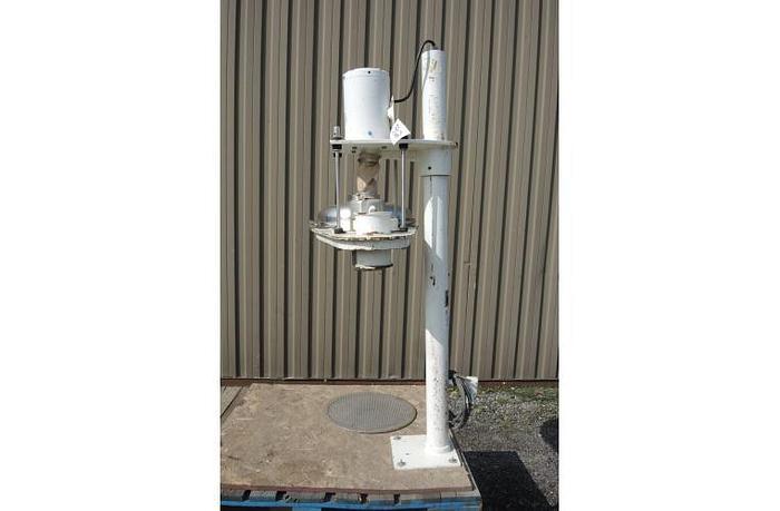 Used USED ANDRITZ SCREEN, 17" DIAMETER, STAINLESS STEEL, PEDESTAL MOUNTED VIBRATORY SCREENER
