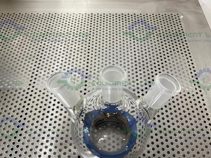 Used Chemglass  CG-1524-07 1000mL Heavy Wall  Round Bottom Flask 24/40 20° Angled Neck