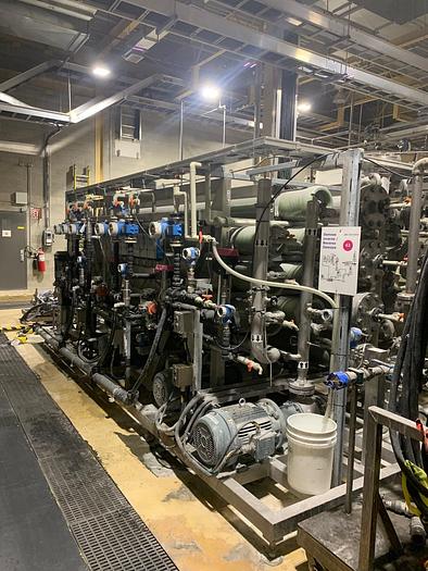 Used USED OSMO MEMBRANE SYSTEMS GMBH, COMPLETE REVERSE OSMOSIS SYSTEM