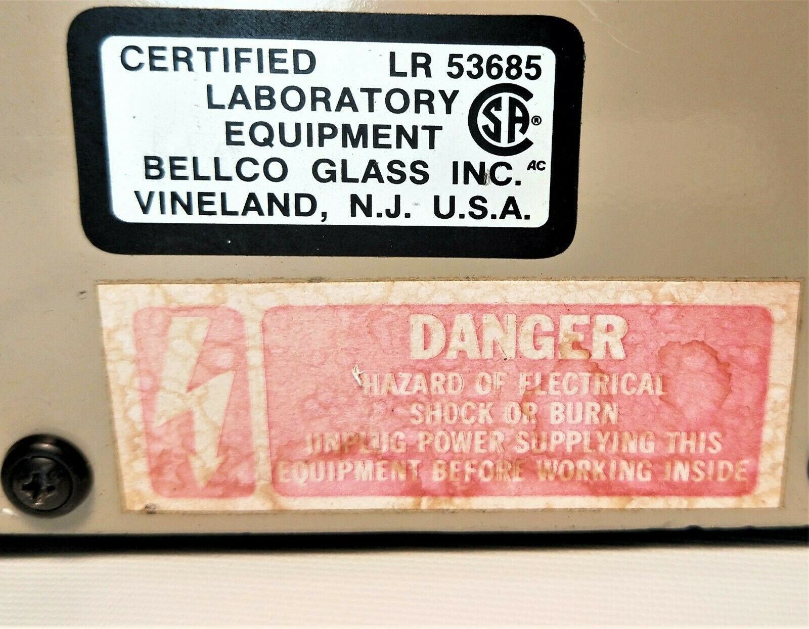 Used Bellco 7739-10013 Low Profile Rocking Shaker