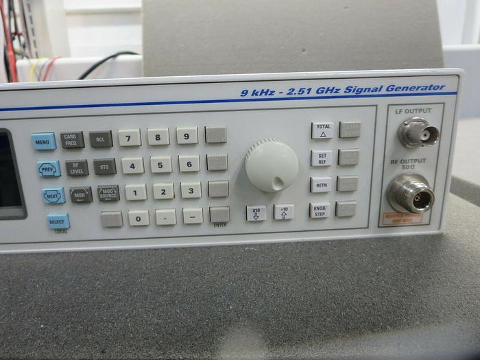 Used IFR, 2025, Signal Generator, 9 Khz - 2.51 Ghz, 100-240 VAC, Powers On, Used