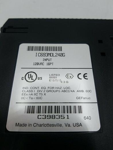 Used GE IC693MDL240G