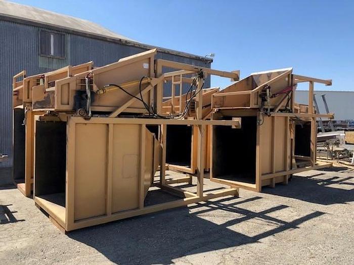 Used Grossi Hydraulic Bin Dumper