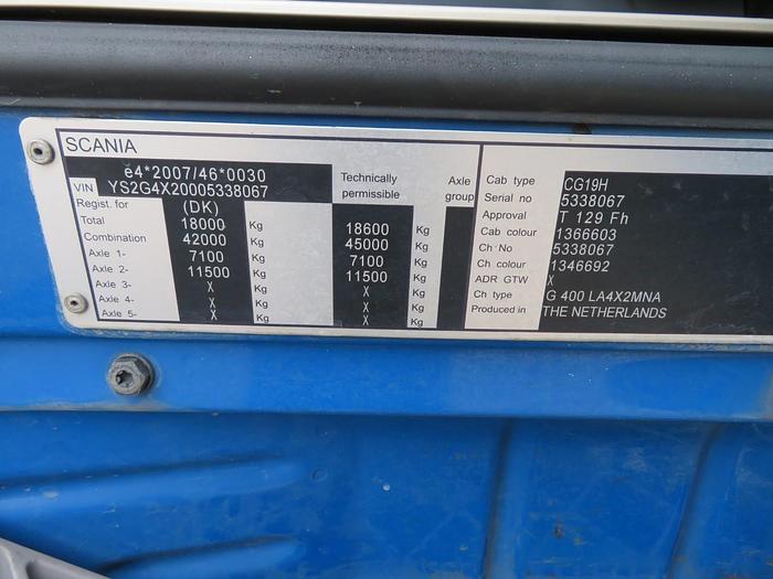 God 2013 Scania G400 4x2 Highline Euro 5