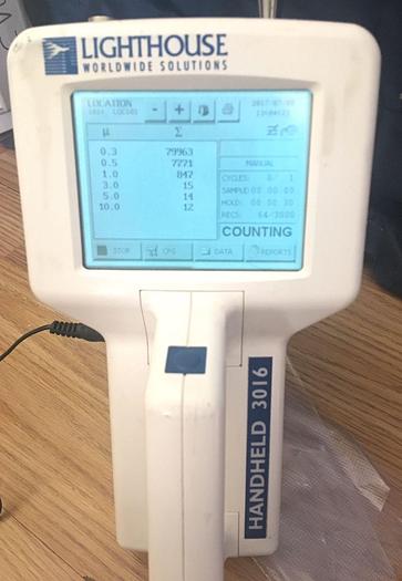Used LIGHTHOUSE 3016 HAND HELD PARTICLE COUNTER