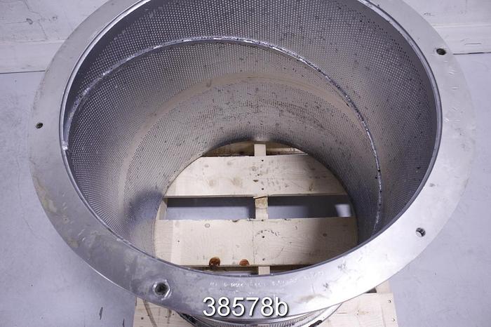 Used Black Clawson 24P Pressure Screen Basket, .14 Holes #38578