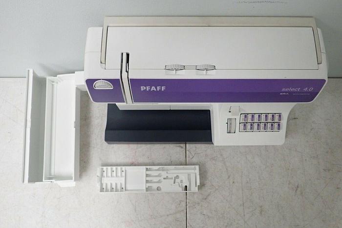 Used PFAFF Type 610A Select 4.0 Sewing Machine with Cover and Foot Pedal / Controller