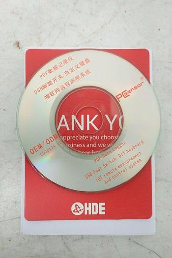 Used PCsensor FS1-P USB Foot Switch Foot Pedal with Software