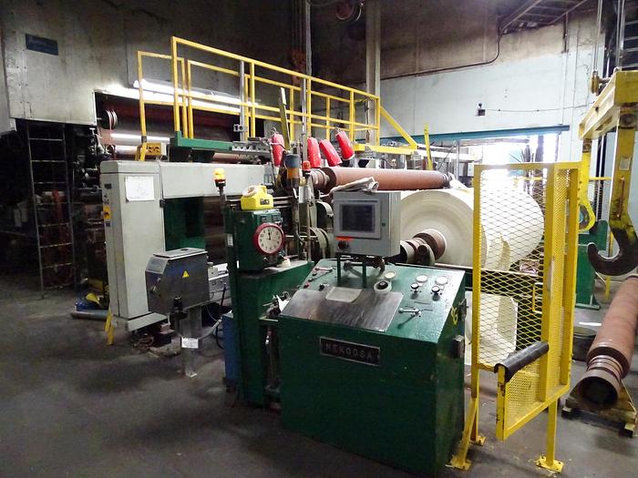 Used 98" (2.54M) TRIM BELOIT FOUNDRINIER PAPER MACHINE 1,050 FPM REF (PM# 1)