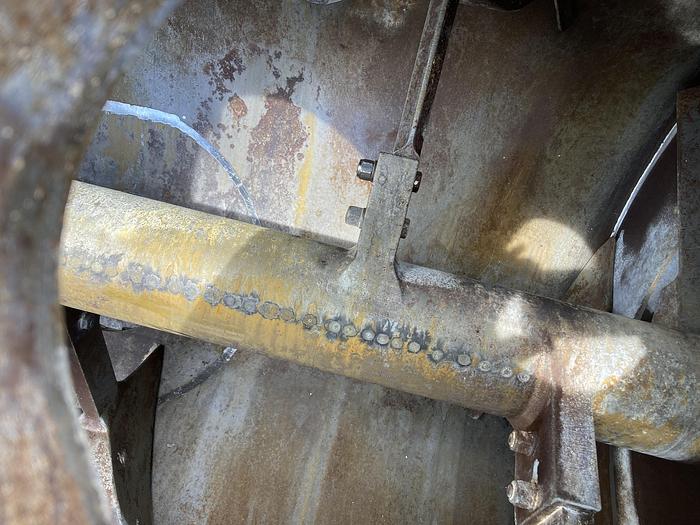 Used Used Littleford approximately 30 cubic feet carbon steel jacketed mixer