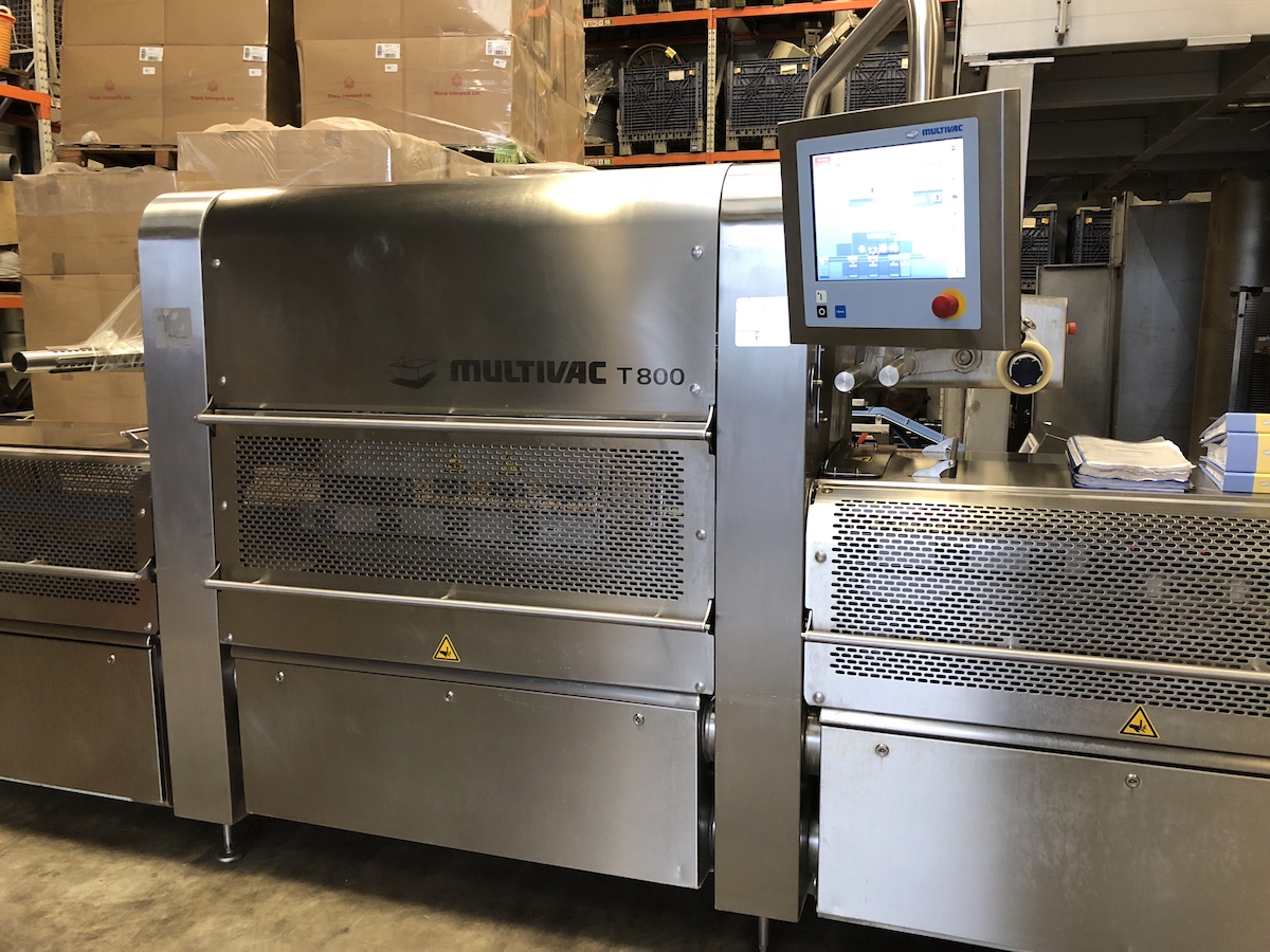 Used Multivac T800 high speed MAP traysealer