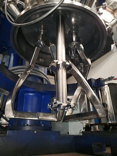 Used 50 Gallon Jaygo Double Planetary Disperser - S/S - Vac - Jacketed (#9826)