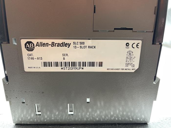 Used Allen-Bradley 1746-P2 Ser C 1746-A13 Ser B 