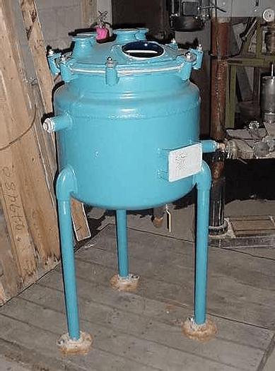 Used 25 GALLON PFAUDLER GLASS LINED REACTOR BODY – JACKETED