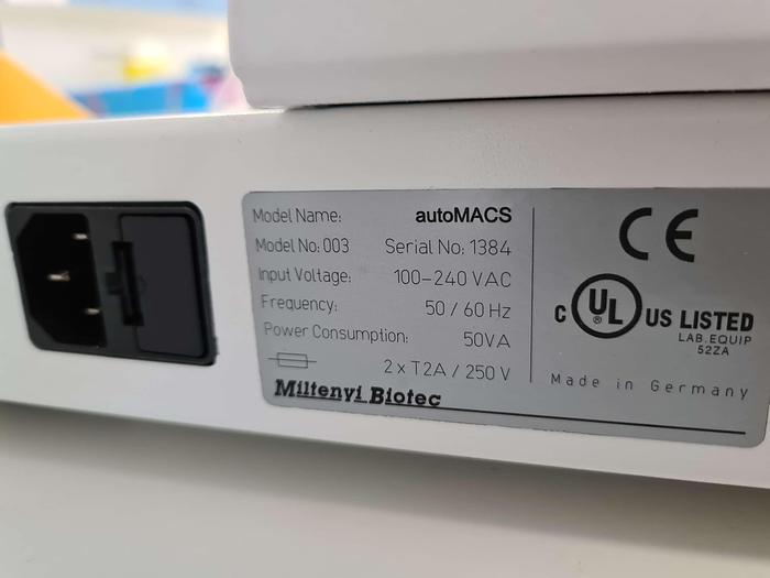 Used Miltenyi Biotec AutoMACS 003