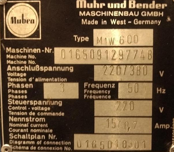 Gebraucht Profilstahlschere Mubea MIW 600