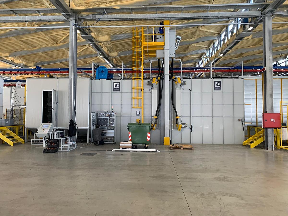 Used Granigliatrici a tunnel a carico sospeso