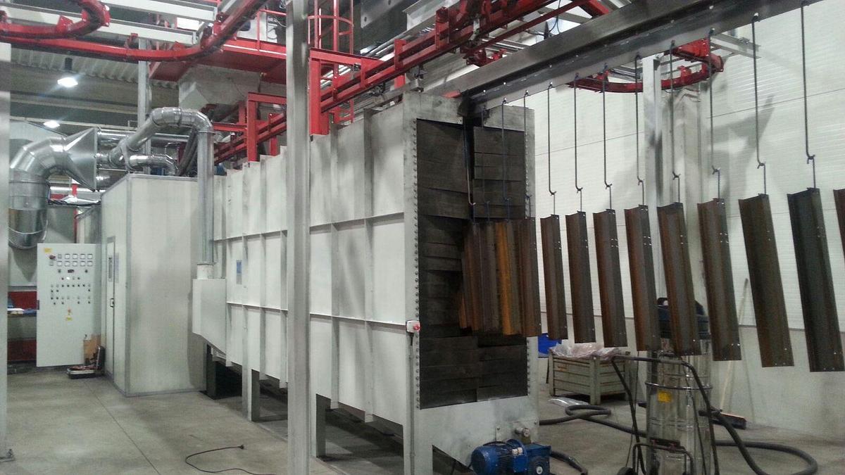 Used Granigliatrici a tunnel a carico sospeso
