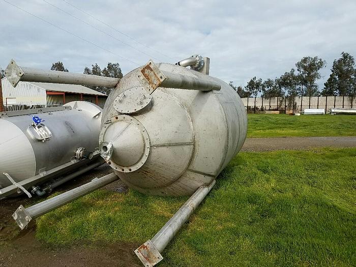 Used Tank, 4,400 Gallon, S/st, 99" X 98", FT/CB, #S740834