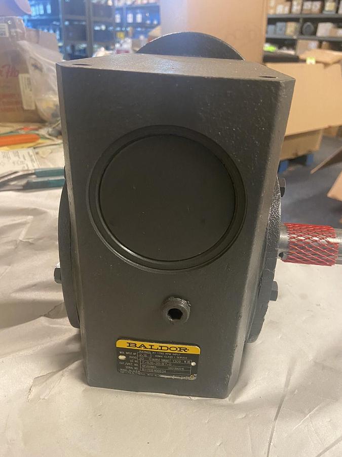 Baldor,F-926-20-B7-G,Gear Speed Reducer GF2026BG Ratio 20 2.16Hp 13.09 In-Lbs