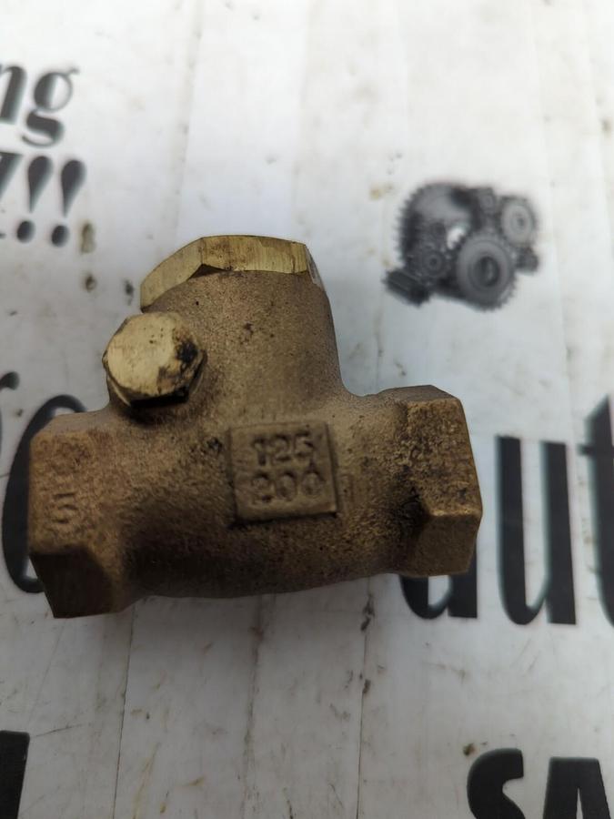 MILWAULKEE,125 200,3/8 INCH SWING CHECK VALVE NOS