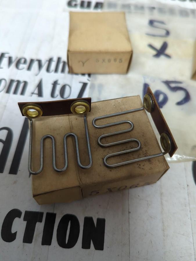 DAYTON ELECTRIC,5X65,STYLE F 8.0 HEATER ELEMENTS LOT OF 6 NOS