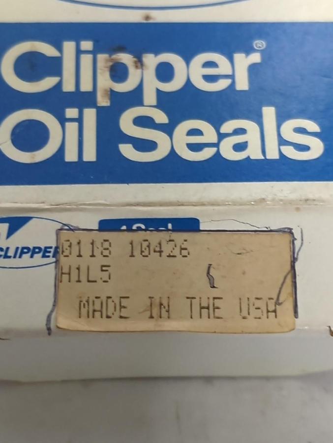 JM CLIPPER,0118 10426,OIL SEAL H1L5 NOS