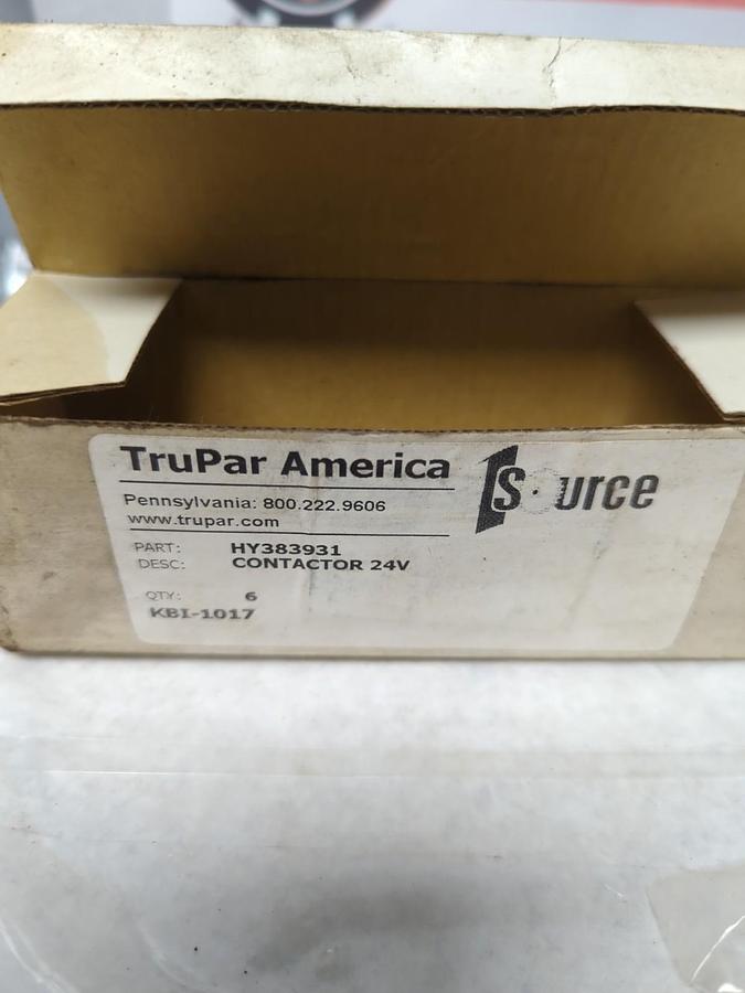 TRUPAR AMERICA,HY383931,CONTACTOR 24V NOS