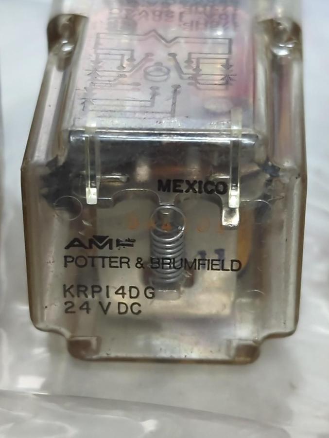 Used P&B,KRP14DG,PLUG IN RELAY 11-PIN LOT OF 5 PRE-OWNED