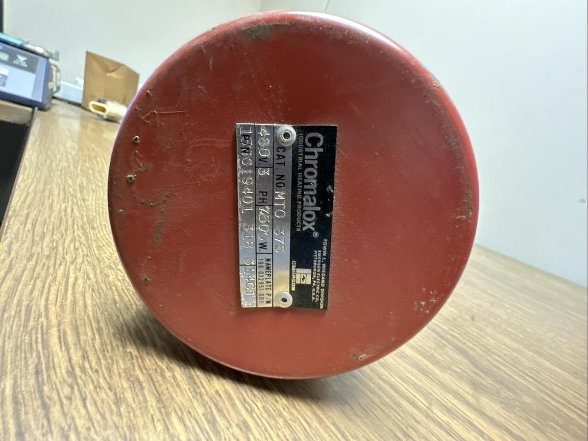 Used Chromalox,MTO-375,Immersion Heater