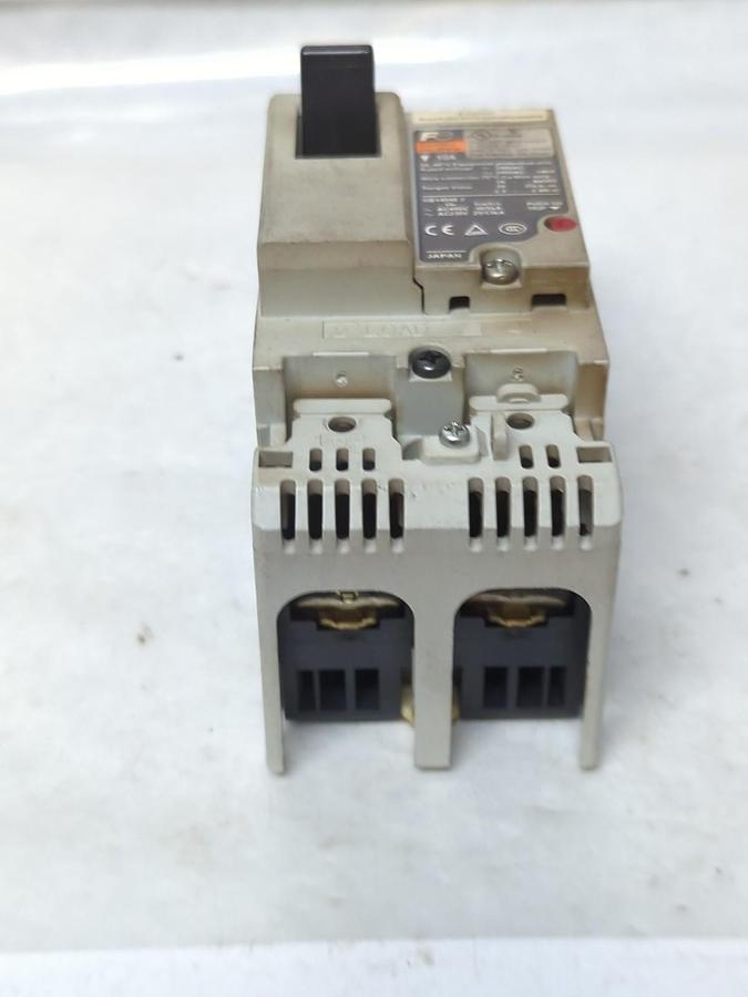 Used FUJI,BW50RAGU-2P010,CIRCUIT BREAKER 10 AMP 2-POLE PRE-OWNED