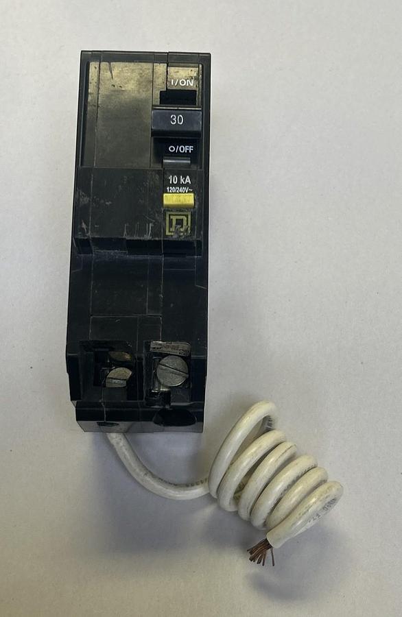 Used SQUARE D,QO230,CIRCUIT BREAKER 30A 120/240V 2P
