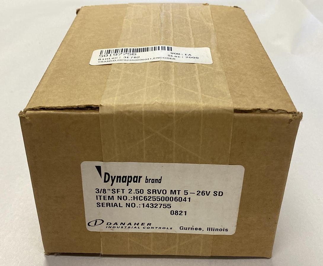 Used DYNAPAR,HC62550006041,INCREMENTAL ENCODER NEW SEALED