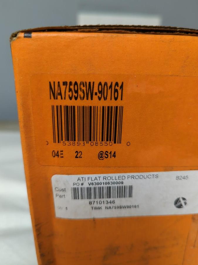 Used TIMKEN,NA759SW-90161,COMPLETE ROLLER BEARING ASSEMBLY UNOPENED BOX