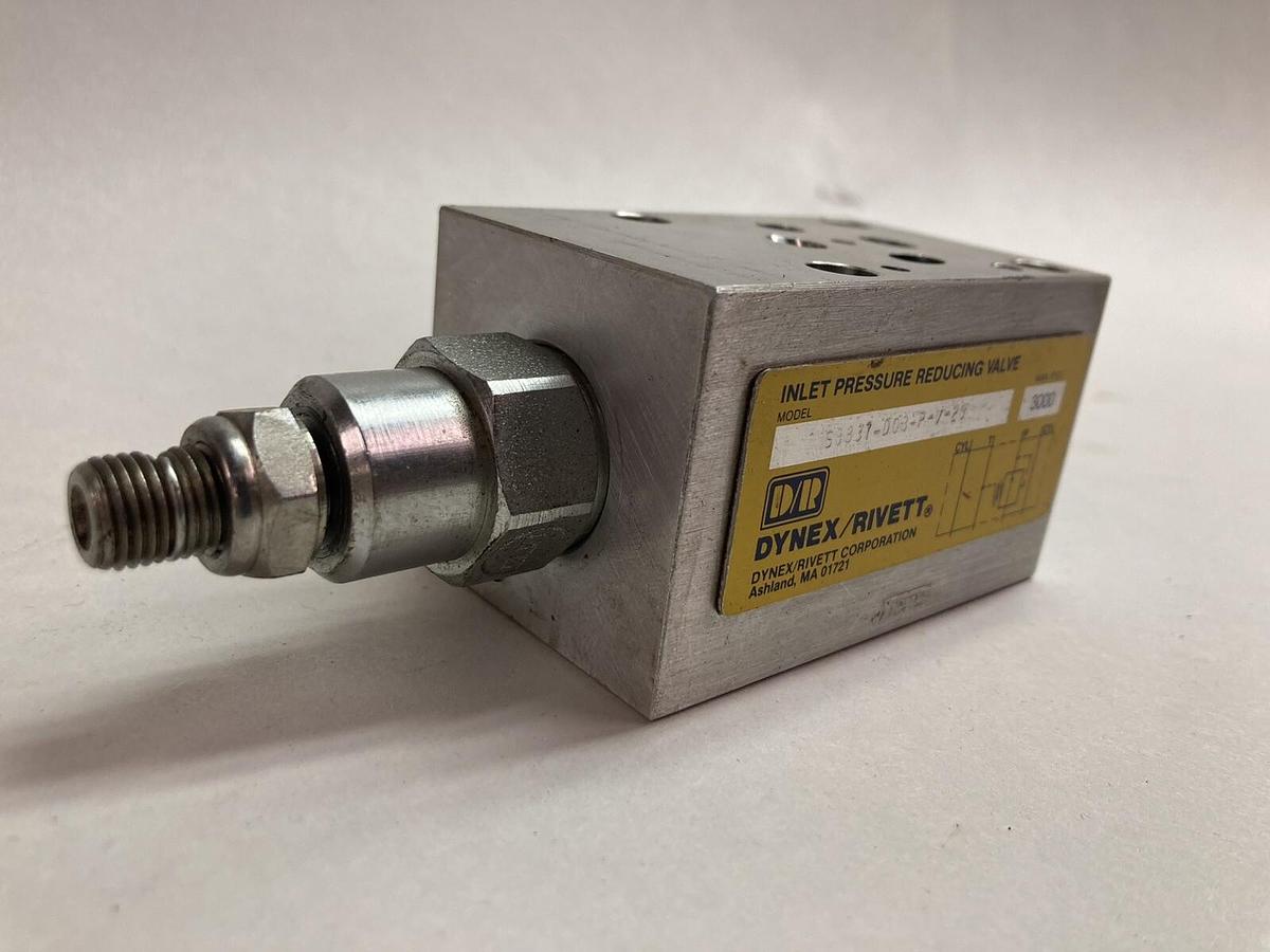 Dynex/Rivett,S8837-D03-P-V-20,Hydraulic Inlet Pressure Reducing Valve 3000PSI