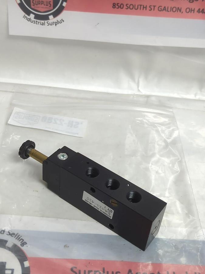 Used AUTOMATIC VALVE,B80ZZ-435,SOLENOID VALVE PRE-OWNED