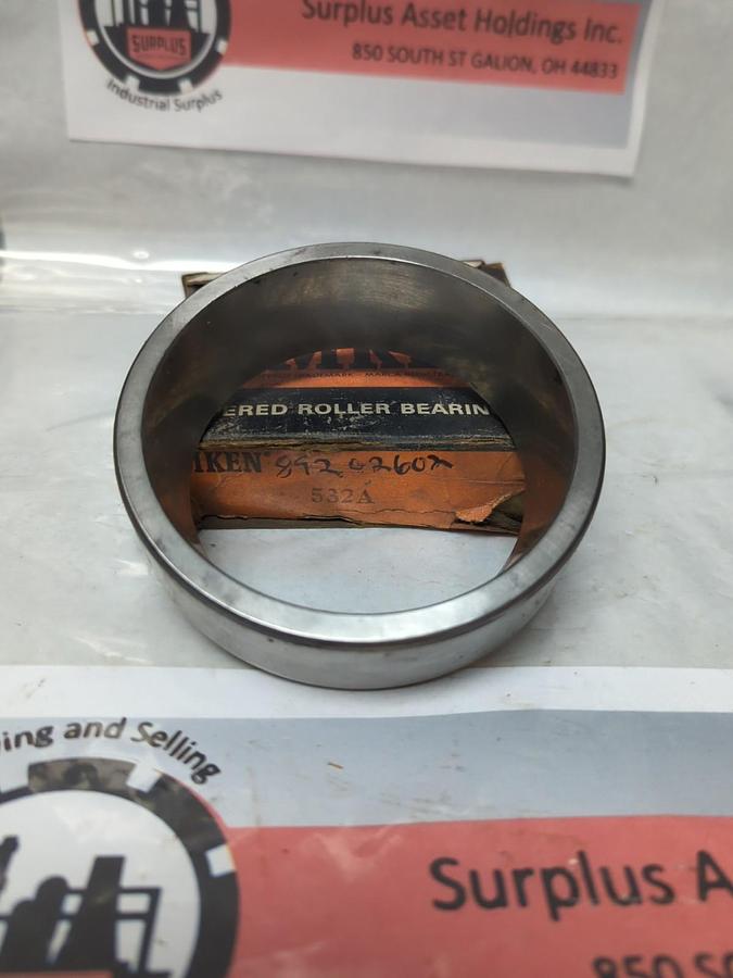 Used TIMKEN,532A,ROLLER BEARING CUP PRE-OWNED