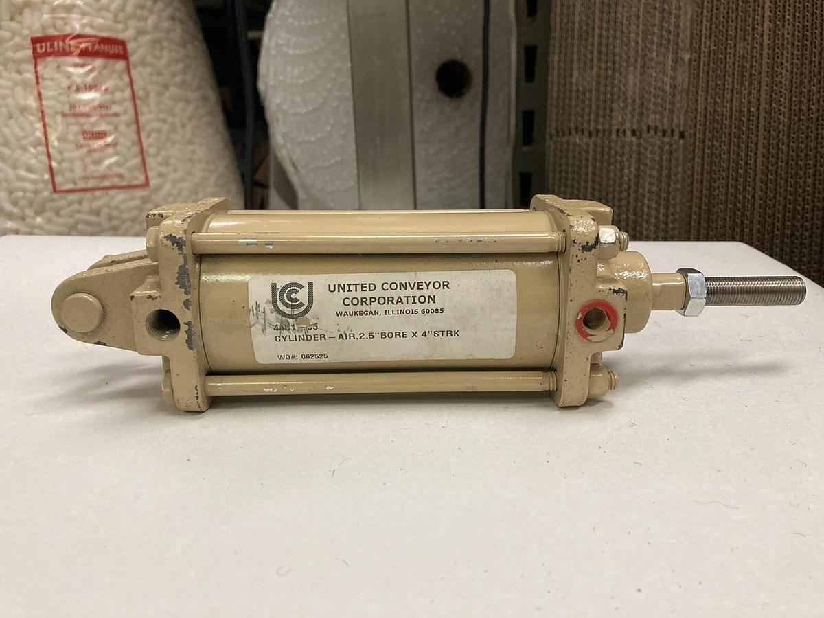 Used United Conveyor Corporation,4401-55,Linear Actuating Cylinder 2.5x4 Inch